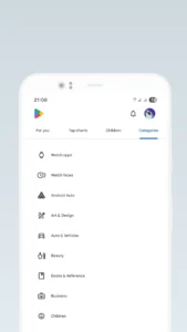 جستوجوی برنامه در گوگل پلی Google Play اندروید