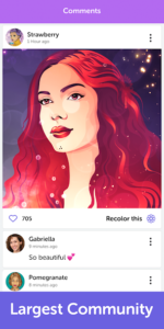 برنامه Recolor روی اندروید