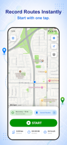 اسکرین‌شات 4 از ثبت مسیر با GPS برای اندروید