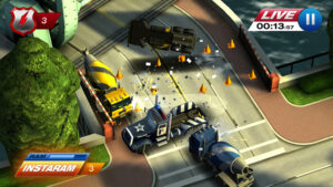 ماشین های پلیس در بازی Smash Cops