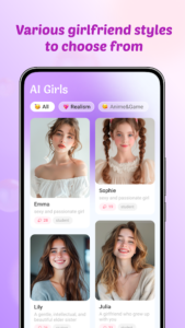 تنظیمات اکانت در Sweet AI